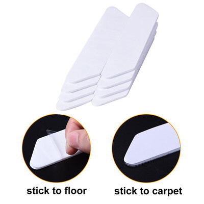 

8pcs Trapezoid Anti-slip PU Carpet Gripper Corners&Edges Non Slip Rug Pads for Kitchen Bathroom