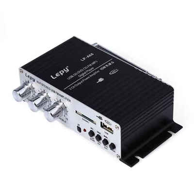 

Multi-functional Enhancer Player Household Amplifiers FM MP3 USB Card Stereo Audio Car Power Speaker for lepy A68