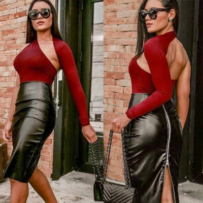 

Womens One Shoulder Bodycon Skinny Jumpsuit Romper Casual Party Clubwear Top