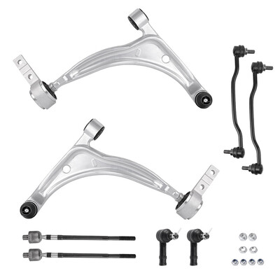 

For 2002 2003 2004 2005 2006 Altima Control Arm Tierod Sway Bar Ball Joint Kit