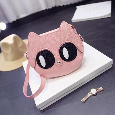 

Tailored Women New Cartoon Big Eyes Phone Bag Childrens Messenger Shoulder Bags