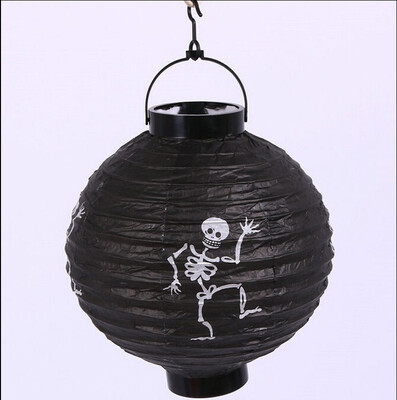 

Halloween Party Decorations Pumpkin Hanging Paper Lanterns Spider Bat Skeleton