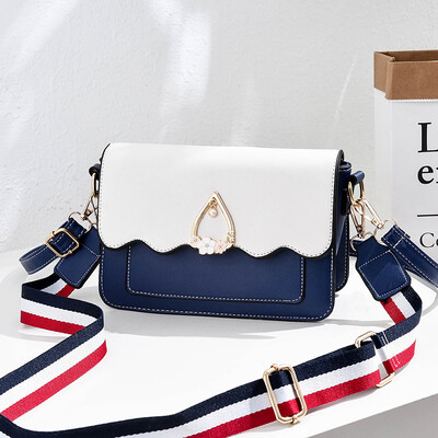 

Shangxin Female Trendy Korean Fashion Broadband Single Shoulder Bag Baitao Slant Bag Girl Square Bag