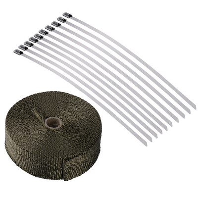 

Tailored 15m Titanium Heat Protection Band Wide Exhaust Band 1400 ° Heat Wrap Manifold