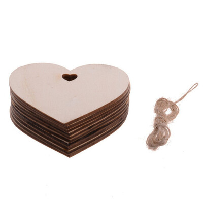 

10Pcs Wooden Christmas Ornaments New Year Christmas Tree Diy Wood Slice Hanging Decorations Personalized Christmas Gift