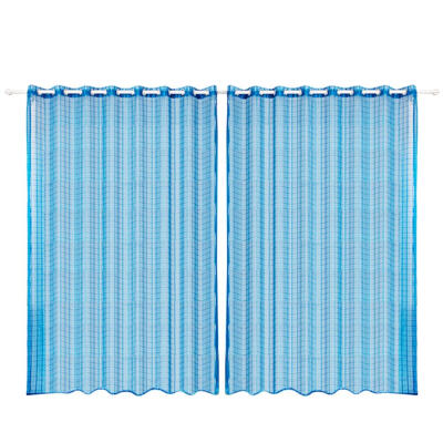 

Gezitelilun Window Screens Transparent Curtains Punch Style for Living Room