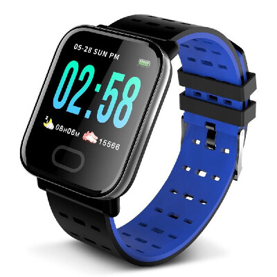 

Smart Bracelet Fitness Tracker Large Screen Health Monitoring Blood Pressure Heart Rate Sleeping Sports Detecting Messages Reminde