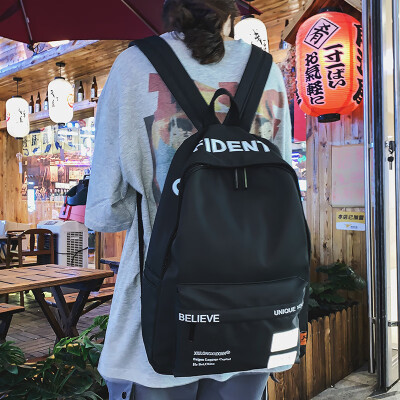 

Schoolbag female Korean high school ins wind Harajuku ulzzang high school schoolbag mens backpack backpack fashion