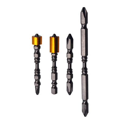 

〖Follure〗Magnetic Cross Head Screwdriver Bit Double Head Electric Screwdriver Set 4Pcs