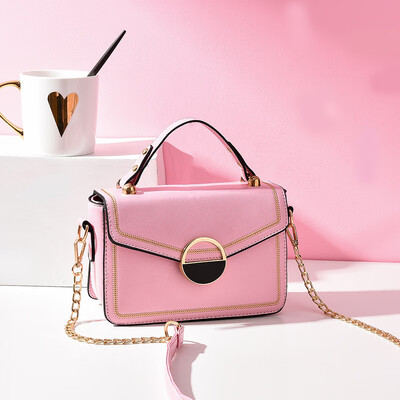 

Bag 2019 new wave Korean fashion handbags simple small bag cool tide wild shoulder bag ladies Messenger bag