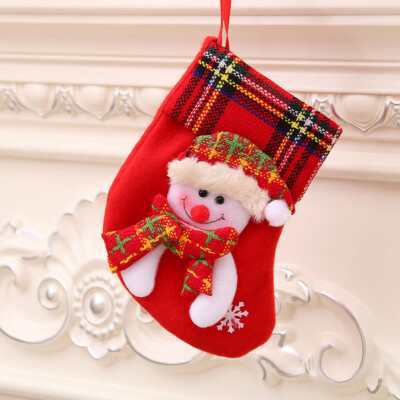 

Medium Christmas Gifts Socks Santa Claus sock Tree Snowflakes Decoration Jewelry Christmas Gift