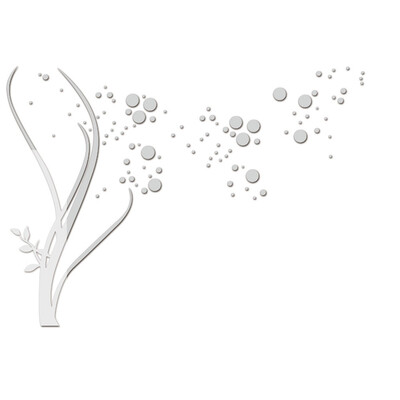 

〖Follure〗Big Tree Dot Combination Acrylic Crystal Mirror Living Room Decoration Stickers