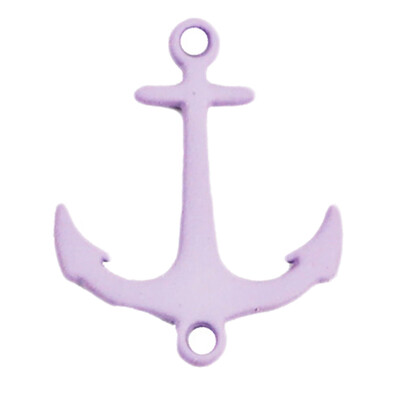 

4 Pcs\\ Diy Jewelry Paint Alloy Individual Personality Anchor Small Pendant Accessorie