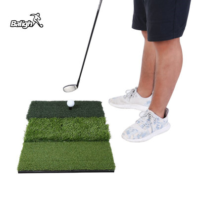 

USA Shipping Balight 2516in Tri-Turf Golf Hitting Mat Backyard Green Golf Mat Residential Training Hitting Pad Practice