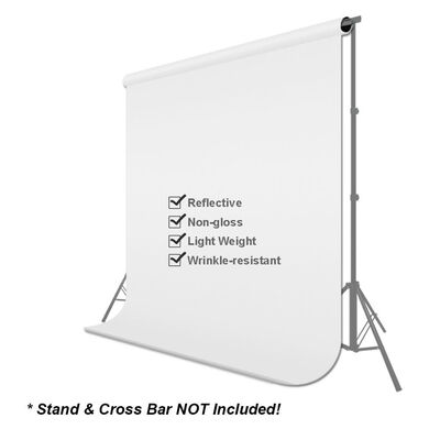 

5x10 FT Screen 100 Non-woven Fabric Backdrop Photo Photography Background White