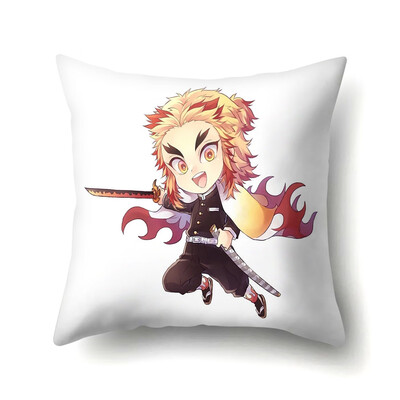 

Japanese Anime Demon Slayer Throw Pillowcase Decorative Pillow Case Cushion Cover with Double-Sided Pattern
