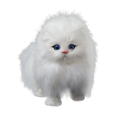 

〖Follure〗Simulation Cat Plush Animals Toy Kids Birthday Party Gifts