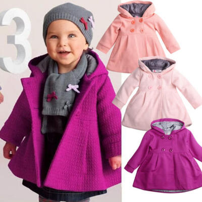 

Baby Girls Jacket Winter Jacket Coat Girls Coat Kids Warm Hooded JacketOuterwear
