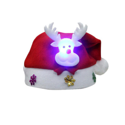 

〖Follure〗Adult LED Christmas Hat Santa Claus Reindeer Snowman Xmas Gifts Cap