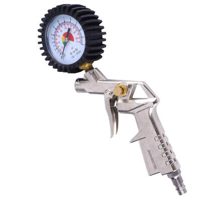 

Greensen 220psi Tire Inflator Gun with Air Pressure Gauge Pistol Chuck&Flexible Hose