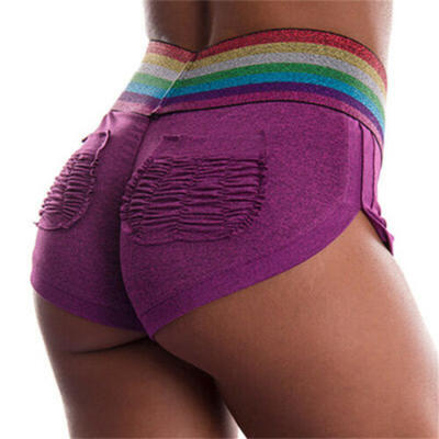 

Hot Summer Yoga Shorts Pants Women Sports Gym Workout Skinny Athletic Buttoms US