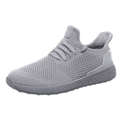 

2019 spring summer men sneaker solid color Fashion Men Sneakers Walking Casual Shoes Breathable Lace Up Shoes outdoor shoes