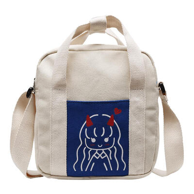 

Fashion Print Shoulder Handbags Women Canvas Small Crossbody Top-handle Bag