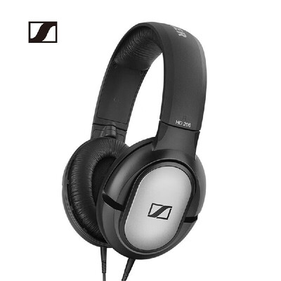 

Sennheiser HD 206 Closed-Back Over Ear Headphones 35mm Wired Stereo Music Headset Noise Isolation Earphone