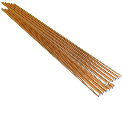 

50pcs 70S-6 Solid Welding Wire Electrode 24mm330mm Mild Steel CO2 Ar Gas Soldering Rod No Need Solder Powder
