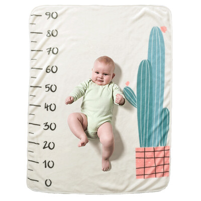 

Baby Monthly Milestone Blanket For Girl Boy Floral Wings Unicorn Frame Newborn Photo Prop Background Super Soft Flannel 28 40