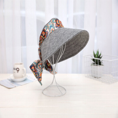 

2019 summer new fashion sun hat without top large brim outdoor sun beach hat hat factory wholesale