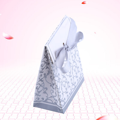 

Greensen 2 Colors 10PCS Elegant Wedding Party Favor Gift Candy Boxes Paper Bags Ribbon Type Hot Sale
