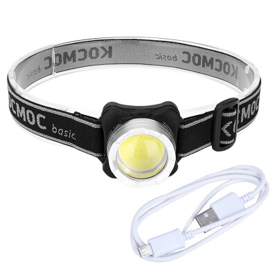 

USB Rechargeable Headlamp COB LED Headlight Head Light Flashlight Searchlights