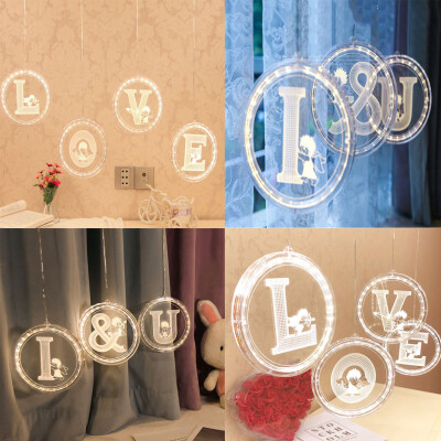 

〖Follure〗USB Letter Lights LED Light Up White Plastic Letters Hanging type LZ