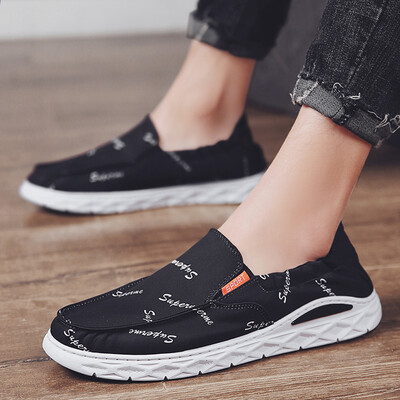 

Summer one foot lazy cloth shoes mens casual beanie tide shoes wild trend breathable old Beijing cloth shoes mens shoes