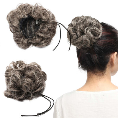 

Synthetic Hair Bun Extensions Messy Hair Scrunchies Hair Pieces for Women Hair Donut Updo Ponytail
