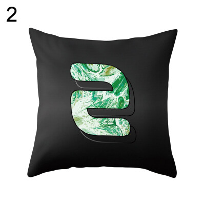 

Colorful Number Figure Pillow Case Cushion Cover Sofa Bed Car Cafe Office Decor