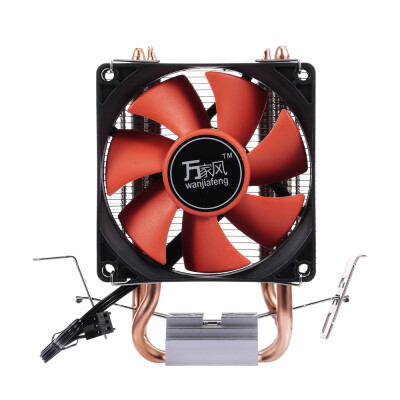 

Hydraulic CPU Cooler Heatpipe Fans Quiet Dual Tube Heatsink Radiator for Intel AMD