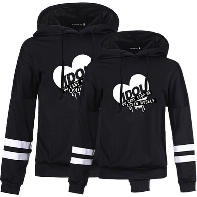 

Singer Fan Hoodie Letter Printing Idol You CanT Stop Me Love Myself Hooded Sweatshirt Pullover Long Sleeve