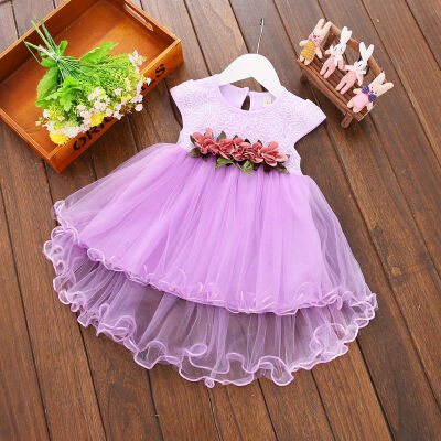 

Princess Kids Baby Girl Dress Bridesmaid Party Pageant Wedding Dress Clothes