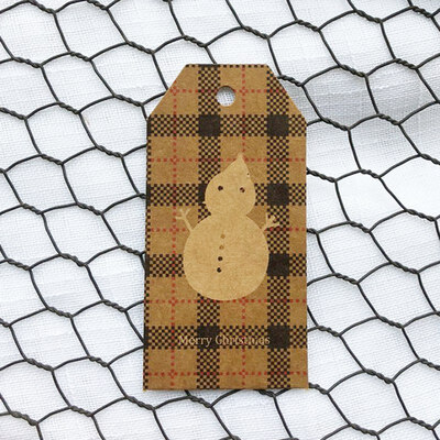 

50Pcs Craft Paper Hang Tags Christmas Gift Tags Christmas Tree Hanging Party Favor Label Tags Xmas Gift Cards