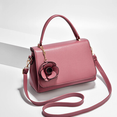 

2019 new cool tide shoulder diagonal small bag flower Korean fashion handbags Messenger small square bag