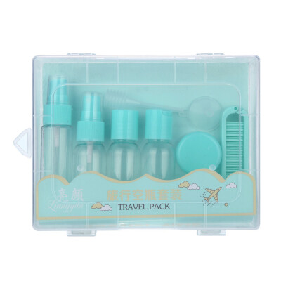 

〖Follure〗10Pcs Clear 50ml Empty Spray Bottle Travel Transparent Plastic Perfume Atomizer