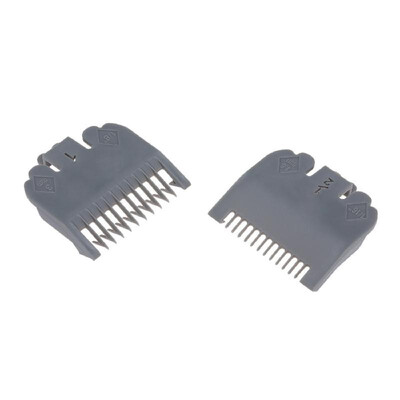 

2PCS Cutting Guide Comb Hairdressing Tool 15mm 3mm Set Colorful Limit Comb Set Compatible with WAHL Electric Hair Clipper