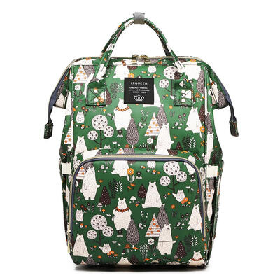 

Waterproof Mummy Maternity Diaper Bag Cartoon Print Nursing Travel Backpack