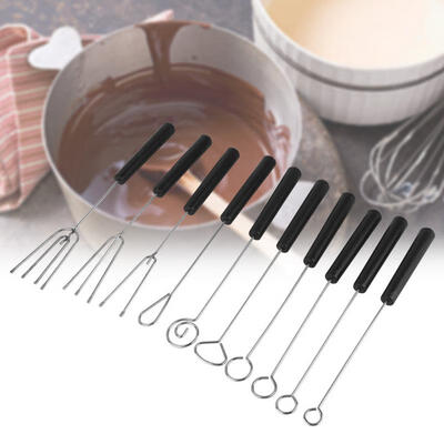 

Greensen 10Pcs DIY Baking Supplies Stainless Steel Chocolate Dipping Fork Set