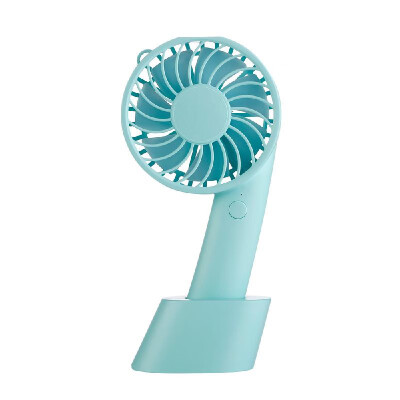 

Portable Mini Fan USB Small Desktop Silent Holdable Fans Green