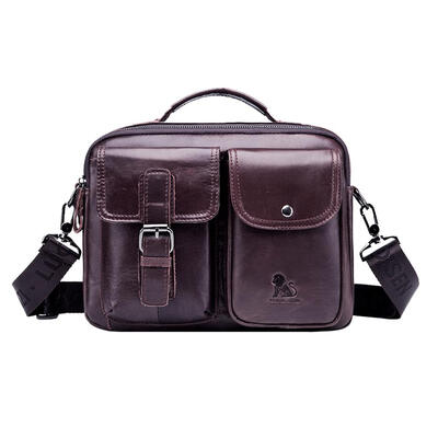 

Vintage Genuine Leather Business Handbags Men Casual Shoulder Crossbody Bag
