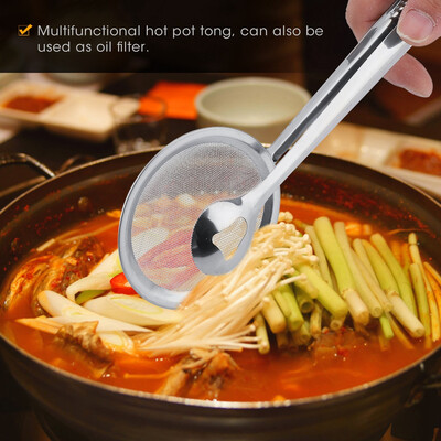 

Greensen Stainless Steel Hot Pot Tong Food Oil FilterStainless Steel Hot Pot Tong Fried Food Clip Oil Filter Strainer Mesh