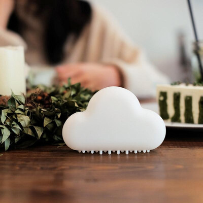 

Led cloud voice control night light bedroom cabinet light black light night feeding atmosphere dormitory bedside charging table la